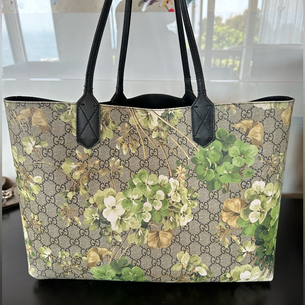 Gucci blooms medium tote